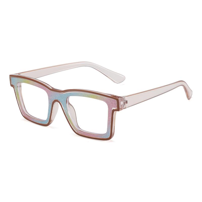 Anti-blue Light Glasses Retro Fashion Square Eyewear Women Luxury Eyeglasses Blue Light Blocking Man Lady Computer Eyeglas