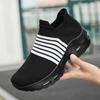 Fashion Large Size Women's Shoes Mesh Air Cushion Shoes Rainbow Shoes Casual Sports Shoes