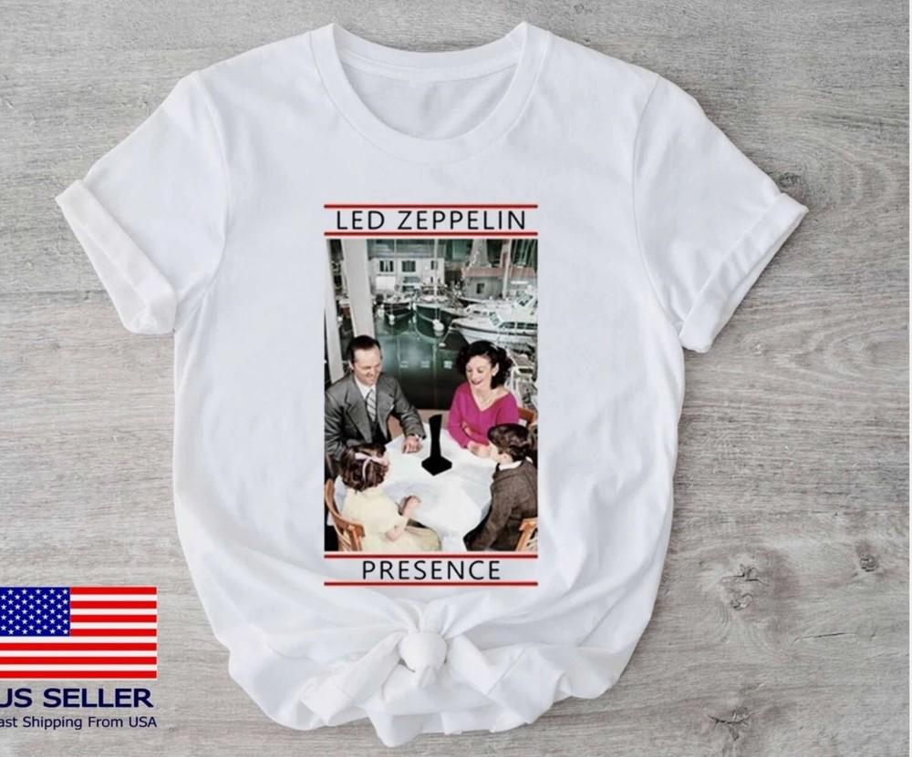 

Футболка с альбомом Led Zeppelin Presence, подарок для фаната 3XL