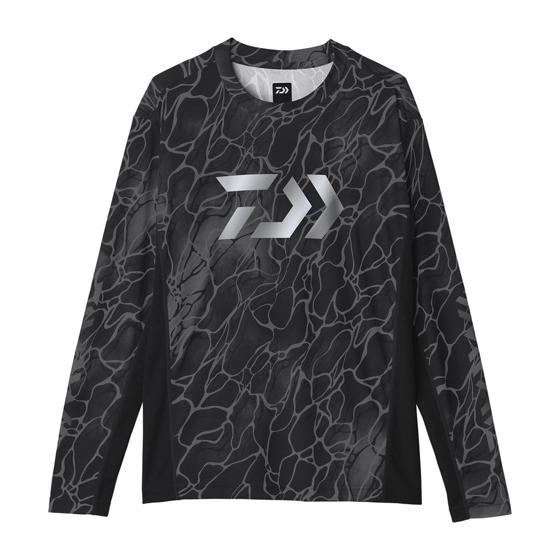 Daiwa Long Sleeve Game Tide Size M DE-3825 Shirt, Black,