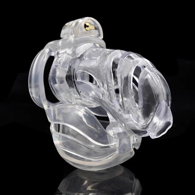 New Design Plastic Male Cock Lock BDSM Chastity Anti-off Device Cage CB6000 Bondage Restraints SM Sex Toy for Men