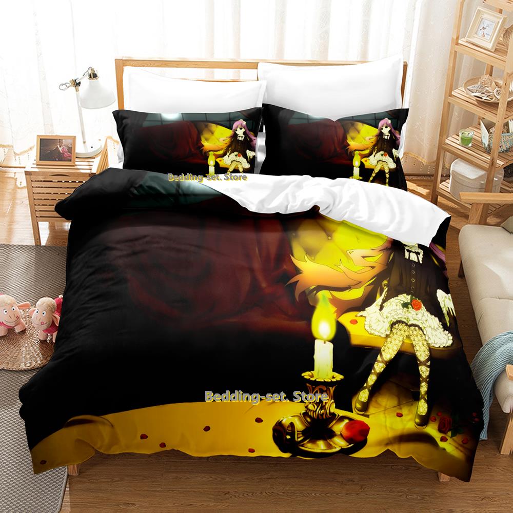 Comforter New Shiki Bedding Set Single Twin Full Queen King Size Bed Set Adult Kid Bedroom Three-Piece Suits Personality Anime Bed Sh