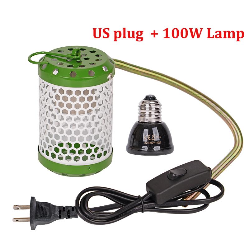 Pet Parrot Heat Lamp Preservation Cover Ceramic Lamp Anti-bite Anti-scalding Reptile Warm Lights Accessories Bird Supplies