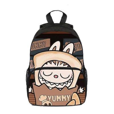 Labubu Backpack Student Cute Cartoon Schoolbag Girl Pink Kindergarten Backpack