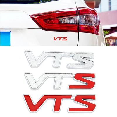 3D Metalowe Logo VTS Bagażnik Tylny Błotnik Boczny Emblemat Odznaka Naklejka Naklejki Do C3 Aircross C4 Picasso Cactus C1 Akcesoria
