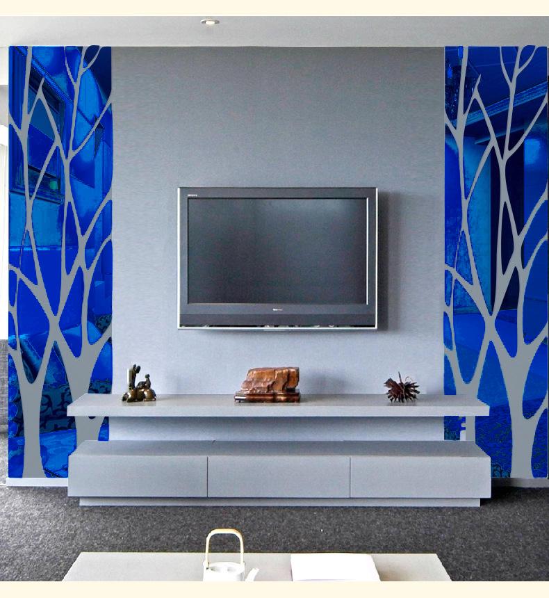 3D Acrylic Tree Branch Wall Stickers for Living Room, Restaurant, Porch & TV Background