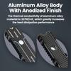 JEYI 22110 SSD Heatsink M.2 NVME Radiator Aluminum Alloy PS5 M.2 PCIE SATA SSD Efficient Radiator with Thermal Silicone pad