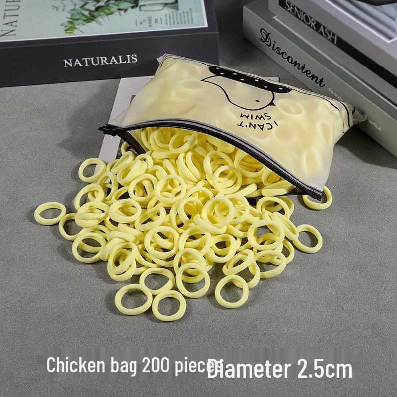 High-Elasticity Hair Ties for Girls - Gentle on Hair, Perfect for Children's Hairstyles