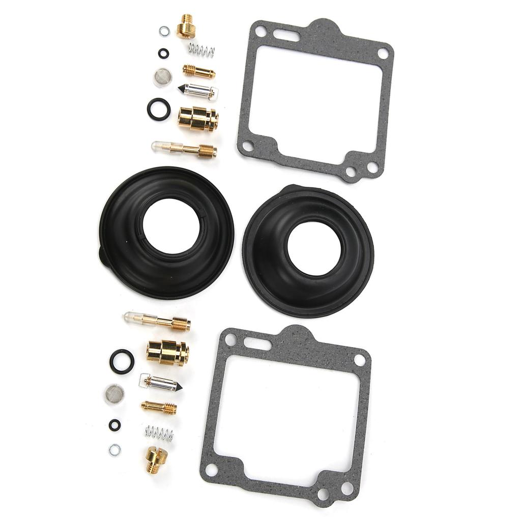 2 Sets Carburetor Rebuild Kit Carb Overhaul Repair Fit for Yamaha XV1100 Virago K&L 19881999
