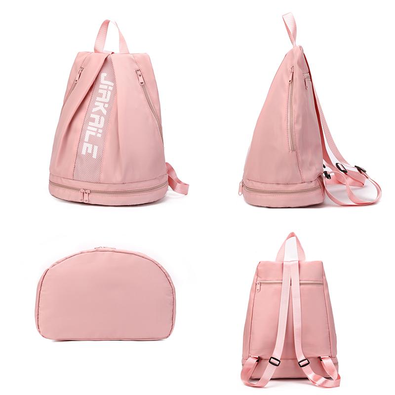 Women's Bag Waterproof Dry and Wet Separation Shoe Compartment Sports Backpack