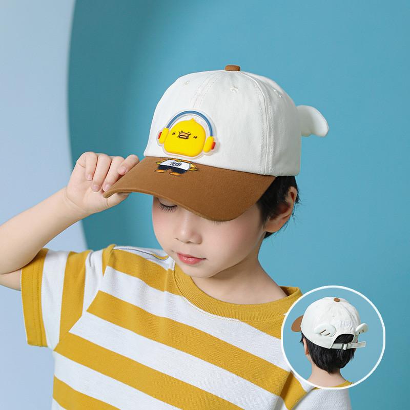 Cartoon Animal Baseball Cap For Kids Sun Protection Breathable Cotton Summer Outdoor