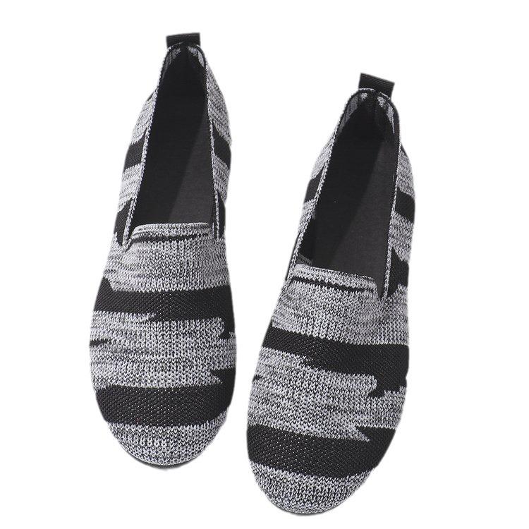 Casual large-size mesh breathable women's shoes autumn new women's comfortable soft-soled single shoes women