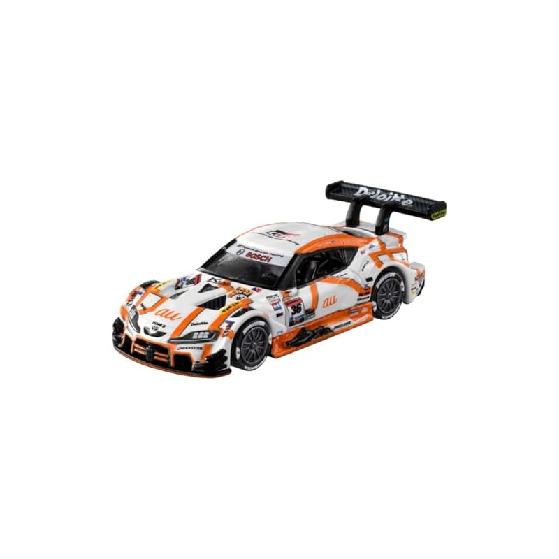 TAKARA TOMY Tomica Premium Racing au TOM'S GR Supra Miniature Car Toy for Ages 6 and Up