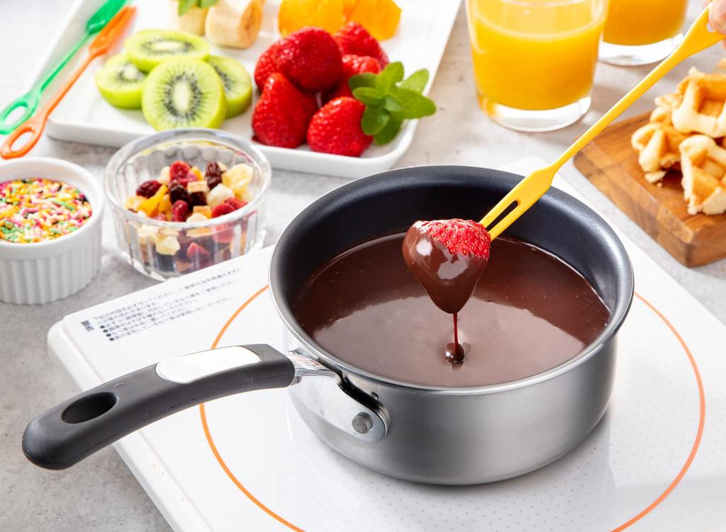 Taniguchi Metal Saucepan with Glass Lid, 14cm, Induction and Gas Compatible, Streel