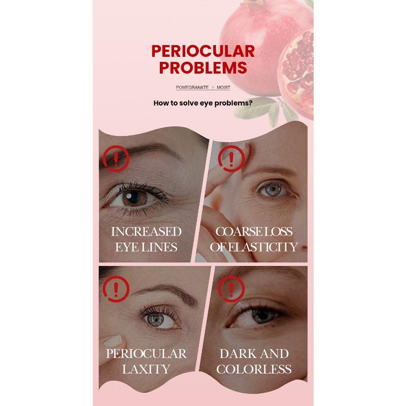 Red Pomegranate Fresh Eye Cream Hydrating and Moisturizing Improve Dark Circles Moisturizing Eye Cream Eye Care