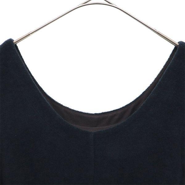PLAIN PEOPLE No sleeve Long dress 9 Navy Women Used