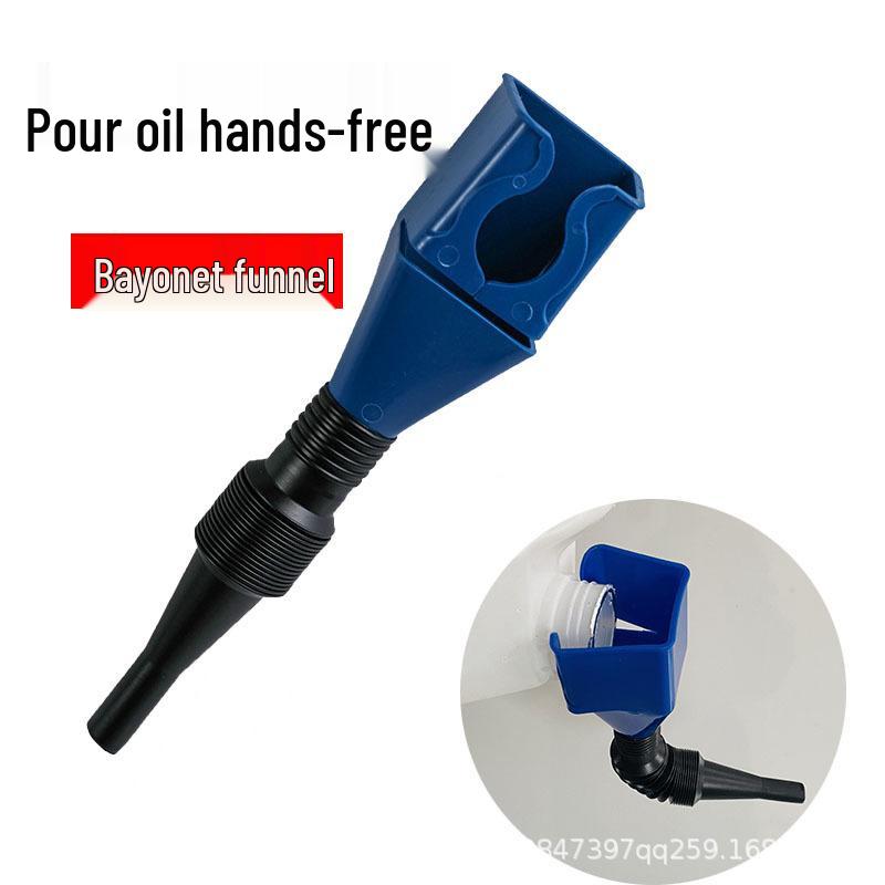 

Douyin Best-Selling Square Bayonet Oil Funnel 1 Bayonet Funnel темно-синього кольору
