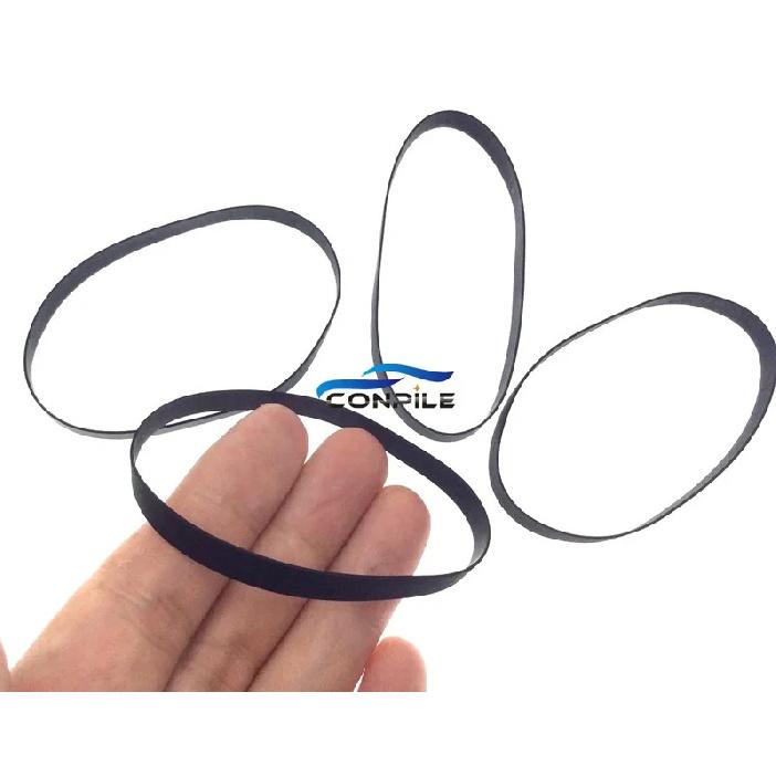 

4pcs 0.6mm thickness 5mm width transmission rubber drive belt for walkman repeater cassette deck counter audio tape recorder diameter thick wide