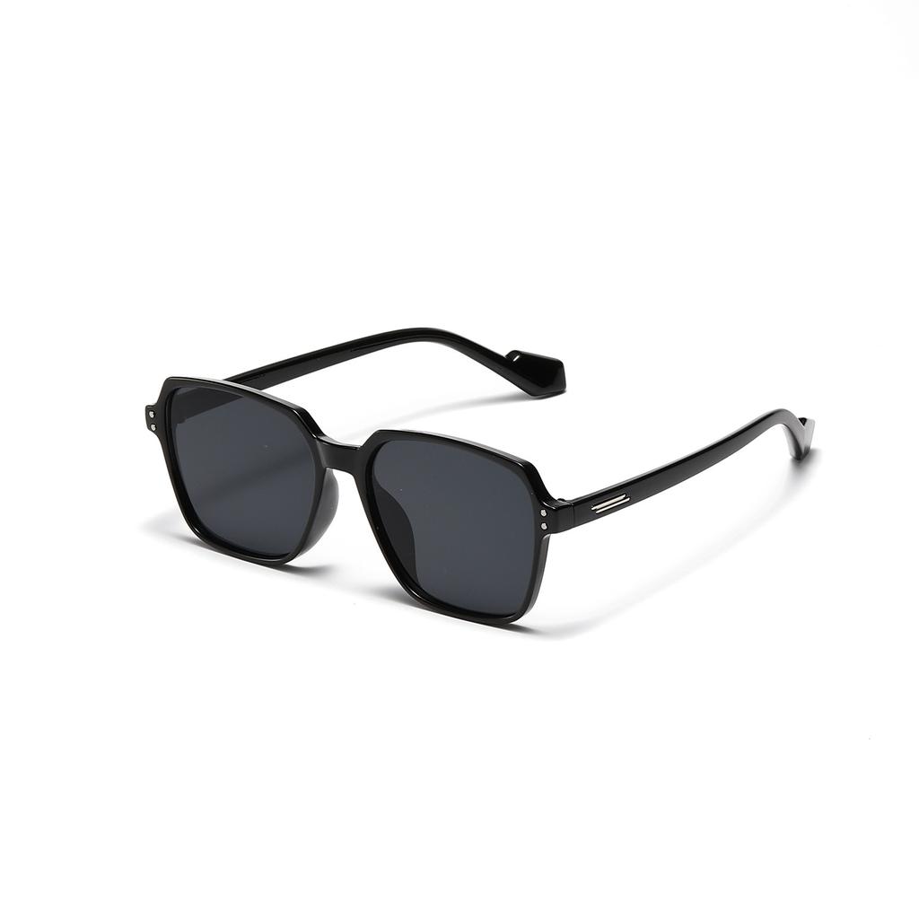 Square Glasses Large Frame Face Covering Versatile Sunglasses Women'S Casual Green Sunglasses Men