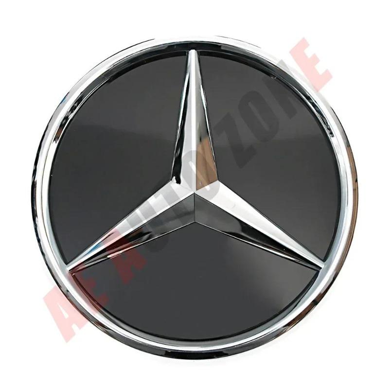 Grelha Frontal Estilo 3D Mais Recente Espelhada Emblema Estrela Cromada Compatível Com Mercedes Benz Classe CLA W118 2020-2023 CLA200 CLA250 CLA35 AMG