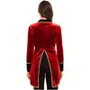 Cappotto da donna in velluto con code di rondine, giacca blazer casual a maniche lunghe con bavero, costume per festa di carnevale, cosplay