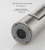 Stainless Steel Pull-out Kitchen Faucet with Hot/Cold Anti-Splash Sprayer for Sink and Basin