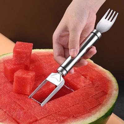 Mulino a vento in acciaio inossidabile Taglierina per anguria Artefatto Insalata di frutta Affettatrice Strumento per taglierina Anguria Digger Accessori da cucina Gadget