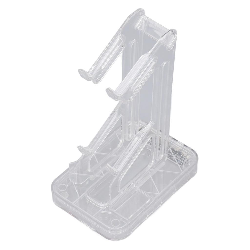 Controller Stand for Switch Pro Stable Nonslip 2 Tier RGB Transparent Game Controller Headset