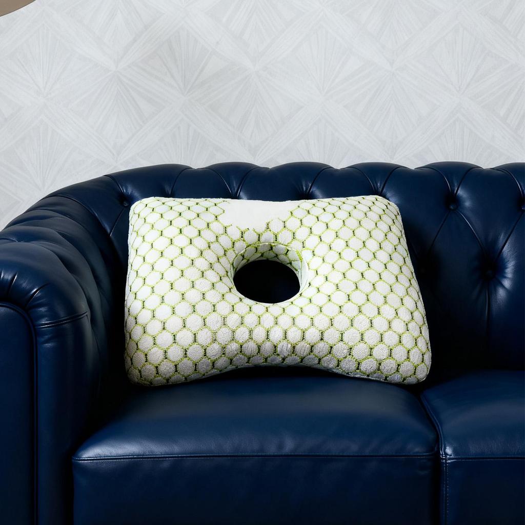 Ear Piercing Pillow Side Sleeping Pillow For Adults Ergonomic Donut Cushion For Traveling Airplanes Car Home Adults Seniors