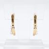 ete [Beautiful Condition] 925 K18 Pearl Bijou Hug earring Yellow gold platingUsed