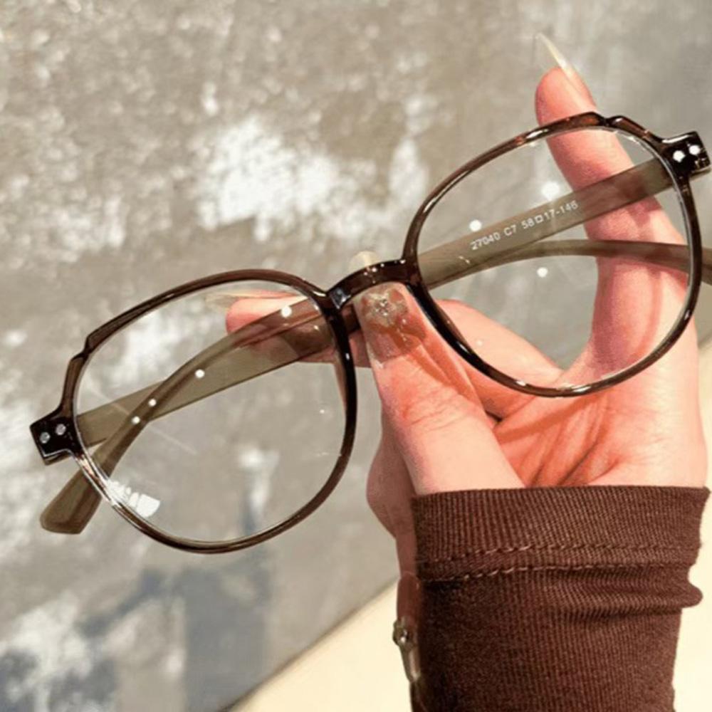 

Elegant Fashion Reading Glasses Round Foldable Anti Blue Light Eyeglasses High Quality Comfort Presbyopia Eyewear +100 коричневый