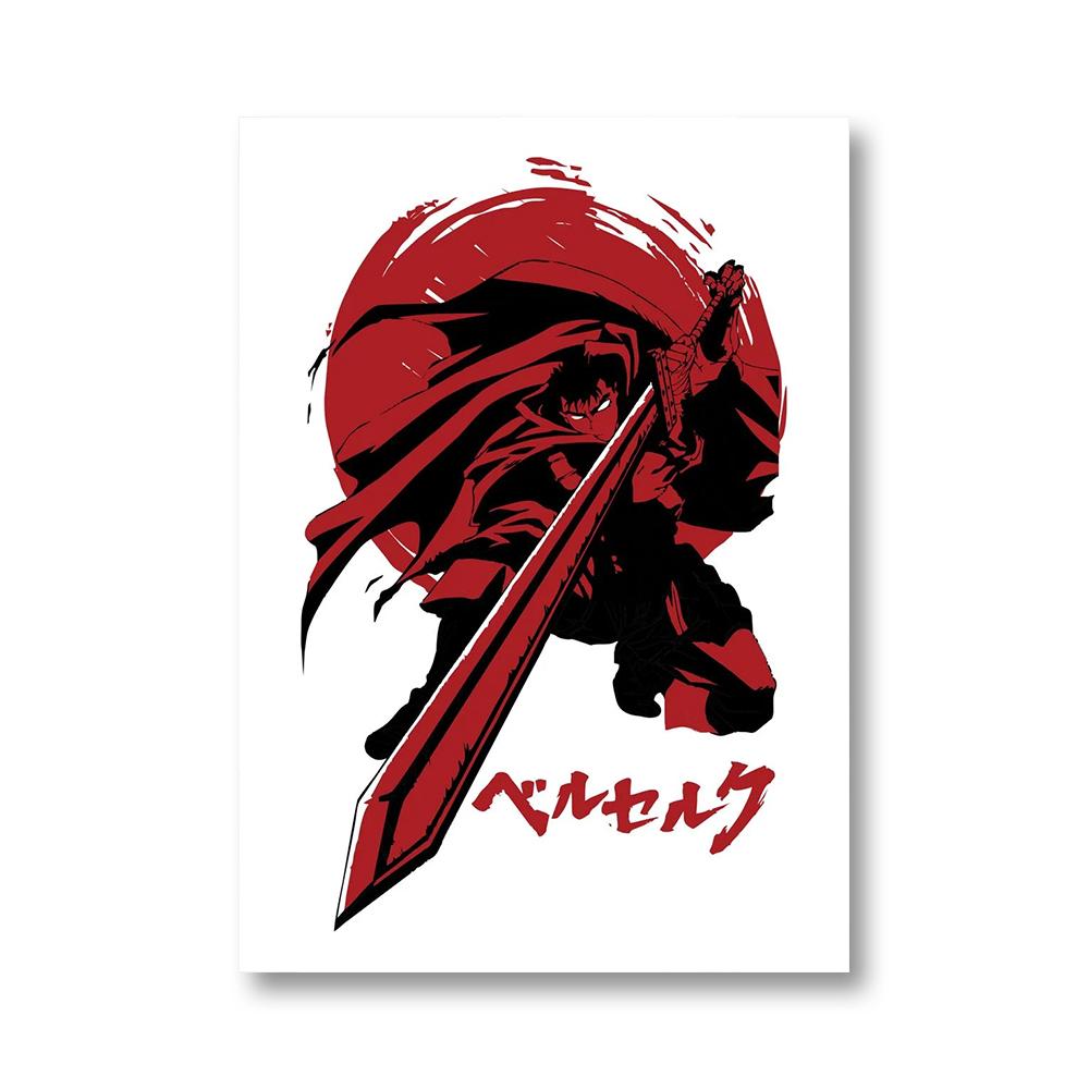 Zuřivý plakát Japonský anime obraz Nástěnné umění Obraz na plátně Moderní Ložnice Bar Obývací pokoj Domácí dekorace Obraz Cuadros