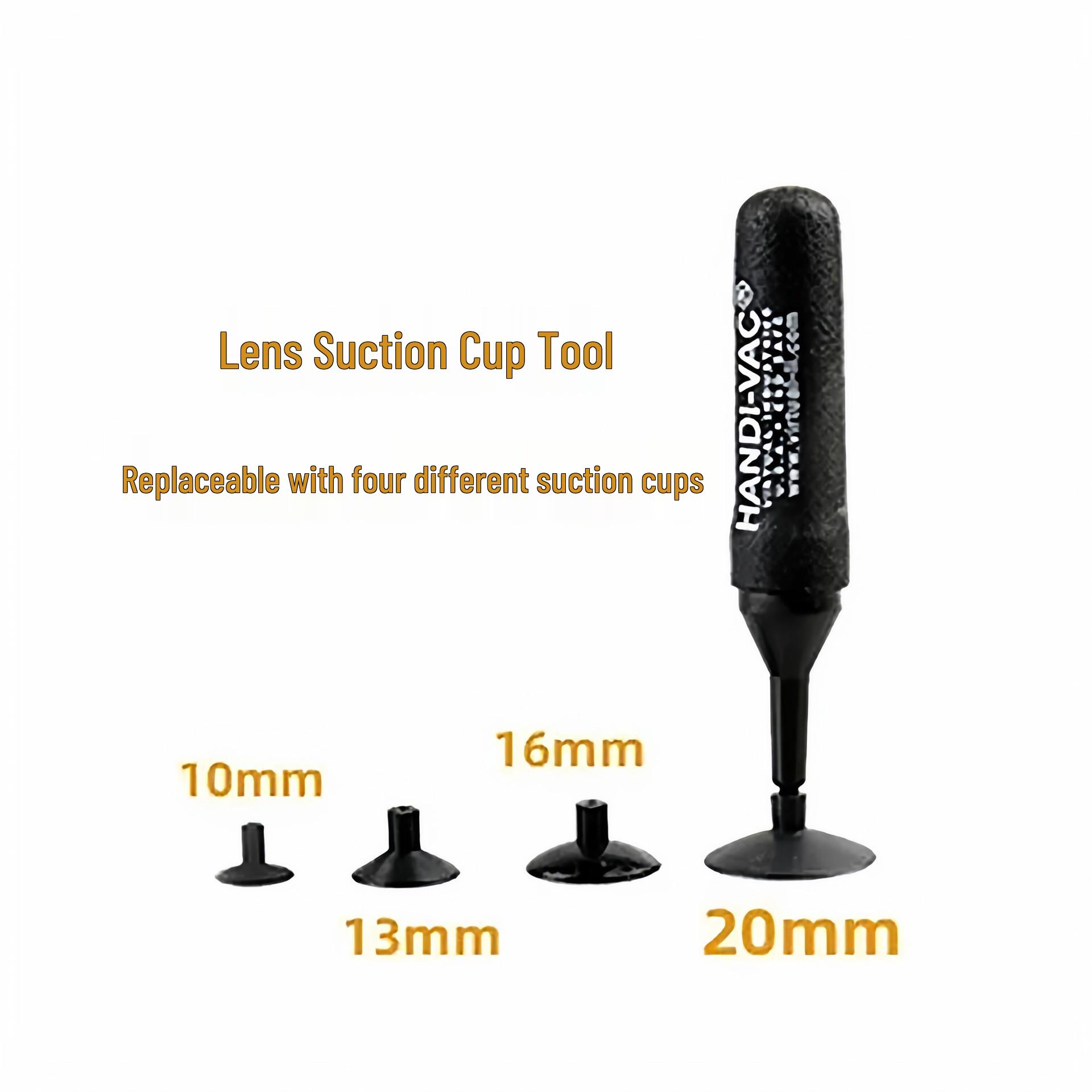 

Camera Lens Repair Tool with Three Interchangeable Heads - Cross Wrench, 304 Stainless Steel