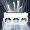 Car Solar Powered Window Exhaust Fan Car Air Purifier Car Solar Power Air Vent Radiator Fan Ventilation Fan