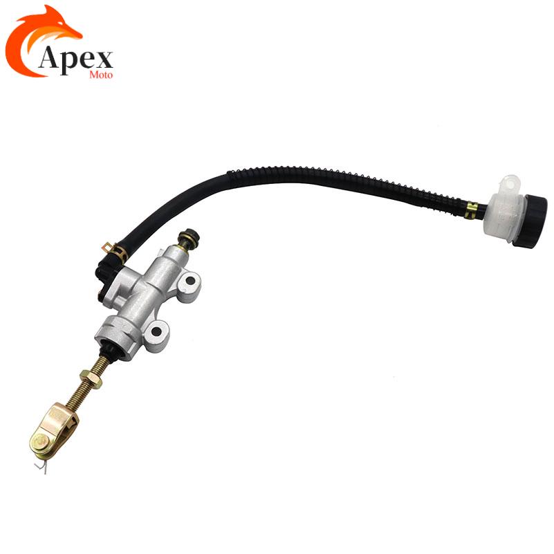 

Universal Motorcycle One-line Pump Rear Brake Pump Foot Hydraulic Master Oil Cylinder Refit білий
