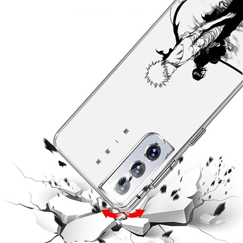 Bleach Japanese Anime Phone Case For Samsung Galaxy S26 S25 Edge S24 S23 Ultra S22 Plus S21 S20 FE Soft TPU Back Cover Funda Gal