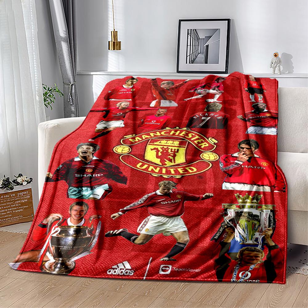 Manchester Blanket Durable Comfort Perfect For Bed Sofa Chair For All Seasons Playful Design Ideal Gift For Birthday Valentine'S Day