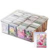 JUSTBOKU Card Case, Large Capacity Trading Card Case, Storage Box, Trading Card Case, Clear Acrylic Storage