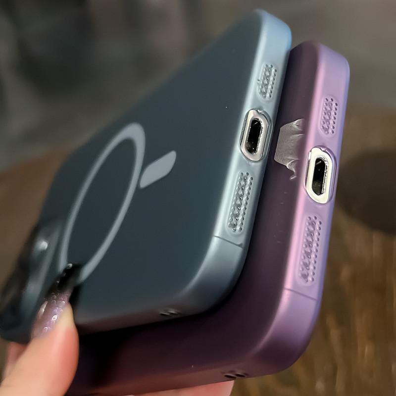 PC All-Inclusive Hard Case for iPhone 12/13/14/15/16 Pro Max - Frosted Magnetic Design, Cross-Border Compatible
