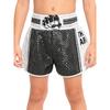 Boxershorts für Kinder (Jungen und Mädchen) mit elastischem Bund, glänzenden Pailletten, Farbblockmuster und Seitenschlitzen