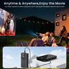 Mini DLP Pocket Projector VIVICINE P09-II, Android 14, 200 Lumens, Built-in 4000mAh Battery