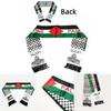 Palestinian Scarf Shawl For Wedding Decoration High Temperature Resistant Four Seasons National Flag Design