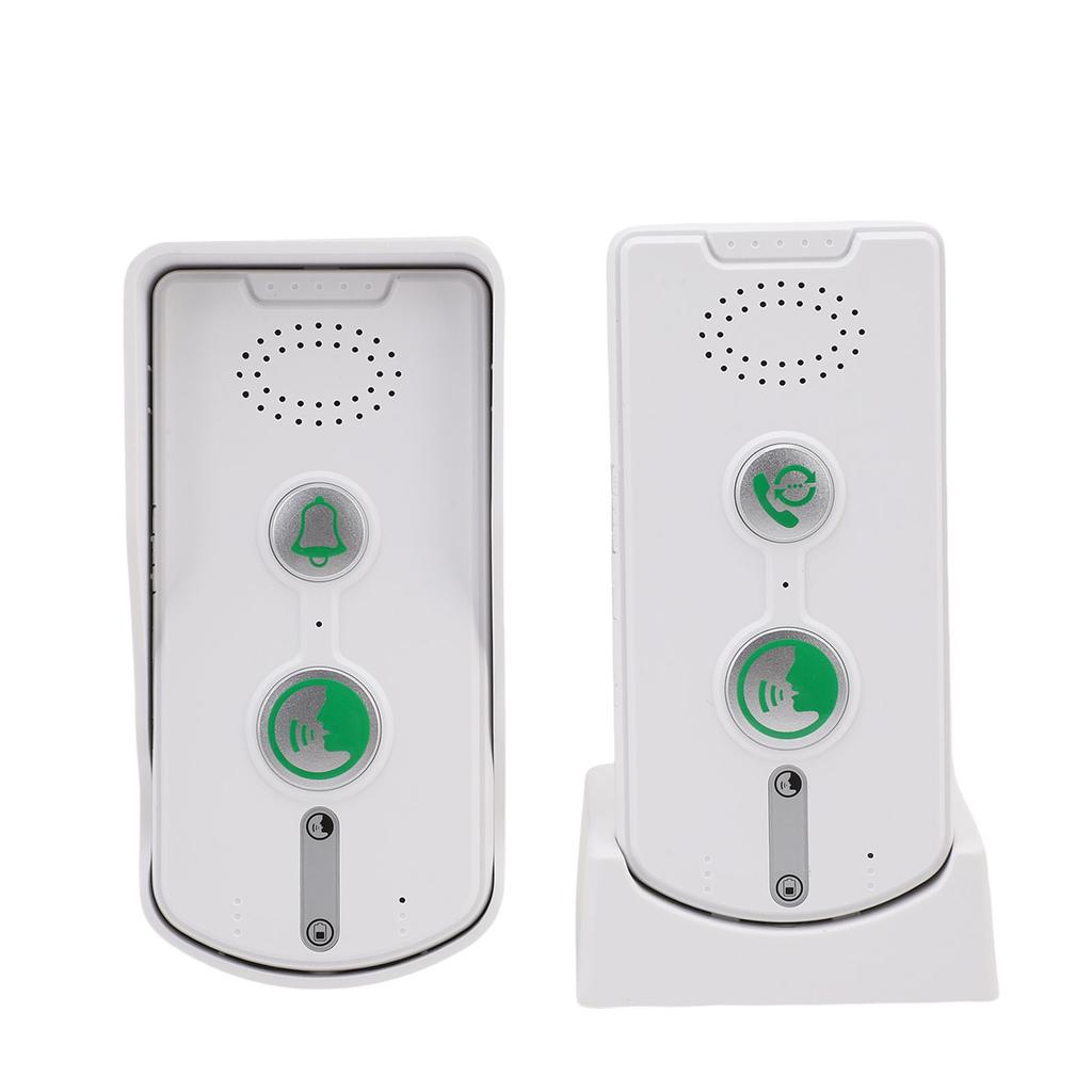 2 Way Voice Intercom 1640ft Long Range Wireless Intercom Doorbell System for Home Business
