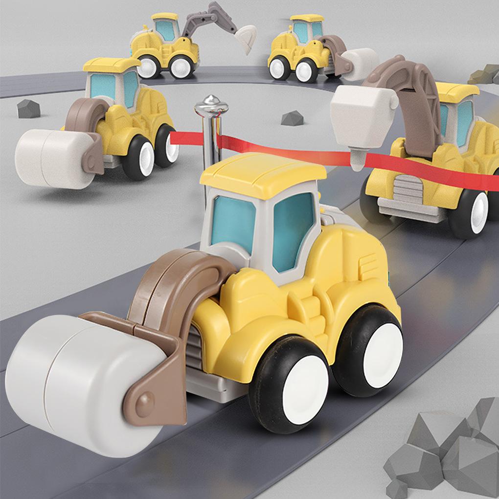 Engineering Vehicles Toy Friction Powered Cars Model Kindergarten Learning Educational Play Machine Boys Baby Gift Indoor