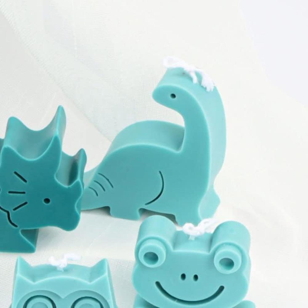 Silicone Dinosaur Shape Car Freshie Silicone Mould White Cute Silicone Mould   Decoration,Pendant