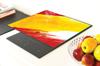 GLAS-SCHNEIDEBRETT 40x30 BUNT