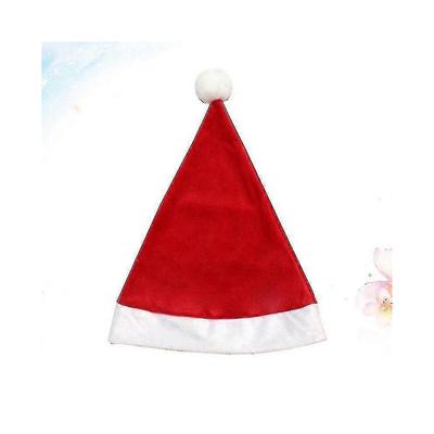1pc Red Santa Hat That Sings Xmas Decoration for Kids Adults Festive Gift Bag