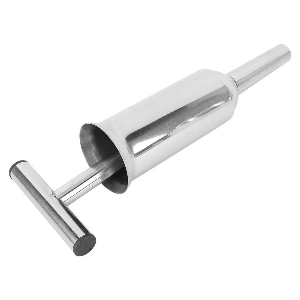 304 Stainless Steel Sausage Stuffer Tube Filler Meat Filling Funnel Stuffer Tube Manual Sausage