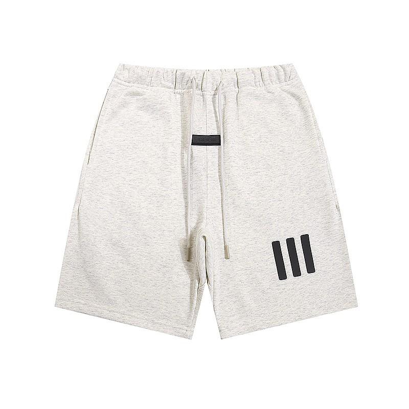 FOG ESSENTIALS Pánské bavlněné kraťasy Volný střih Streetwear Ležérní teplákové