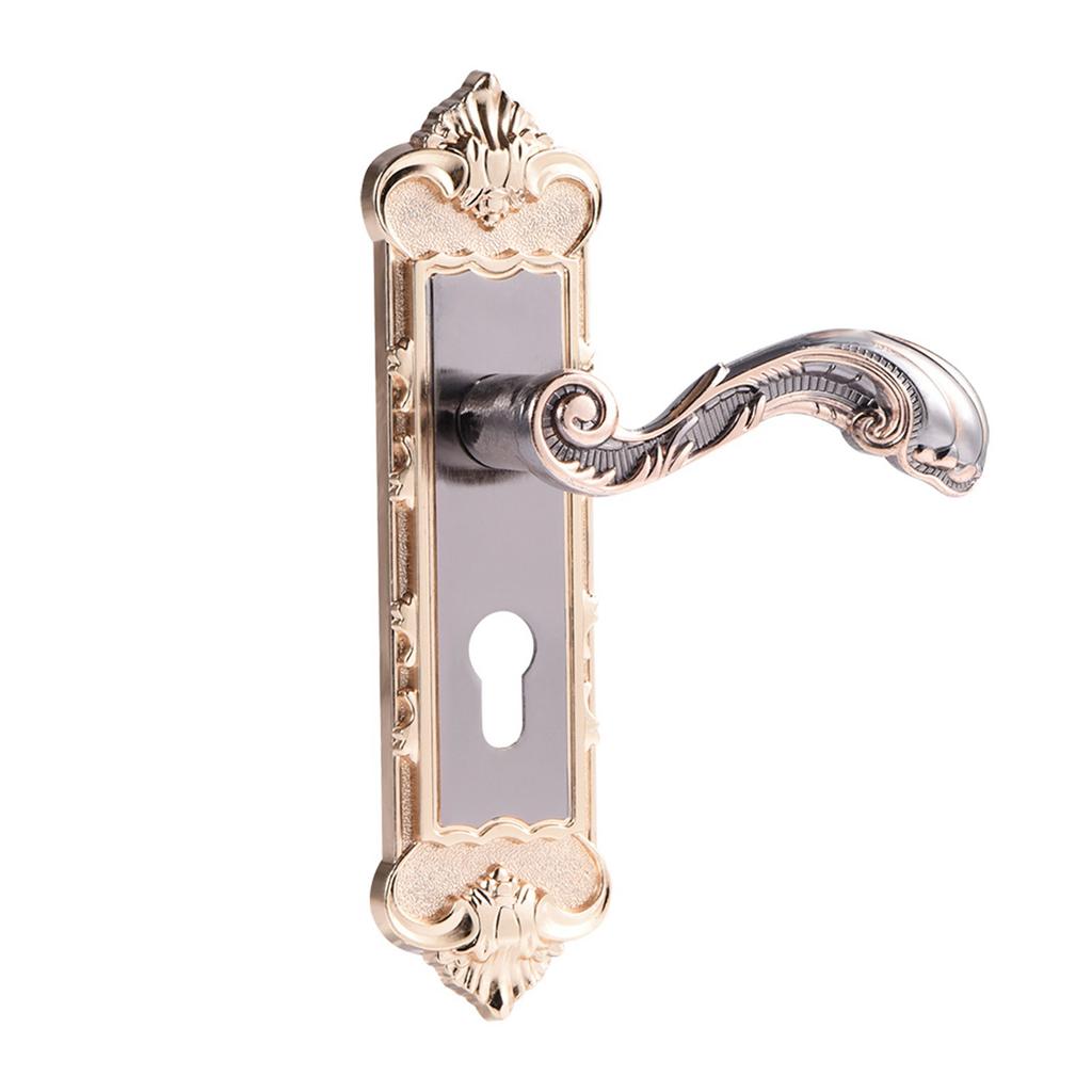 European Style Retro Aluminum Alloy Vintage Door Lock Interior Anti Theft Room Door Lock